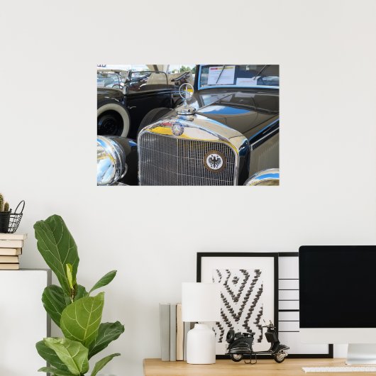 Mercedes-Benz 260D. 's Werelds eerste dieselauto. Poster (Thuiskantoor)