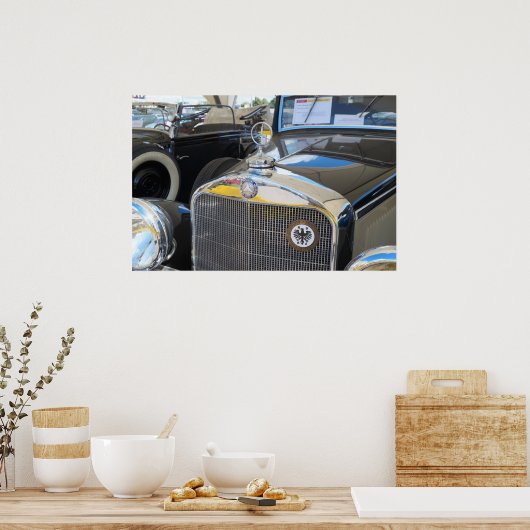 Mercedes-Benz 260D. 's Werelds eerste dieselauto. Poster (Keuken)