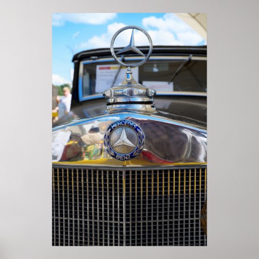 Mercedes-Benz 260D. 's Werelds eerste dieselauto. Poster (Voorkant)