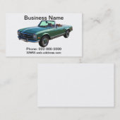 Mercedes Benz 280 SL Converteerbaar Visitekaartje (Voorkant / Achterkant)