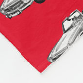 Mercedes Benz 280 SL Converteerbare Car Illustrati Fleece Deken (Hoek)