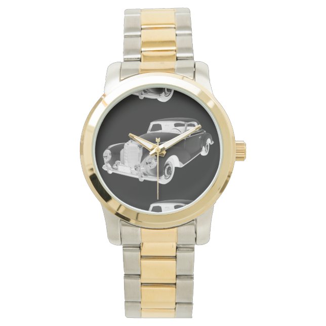 Mercedes Benz 300 Luxury Art Horloge (Voorkant)