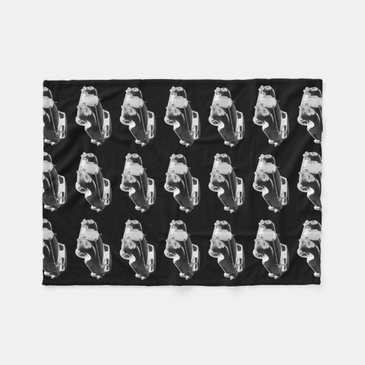 Mercedes Benz 300 Luxury Car Art Fleece Deken (Voorkant (Horizontaal))