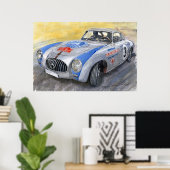 Mercedes Benz 300 SL 1952 Carrera Panamericana Mex Poster (Thuiskantoor)