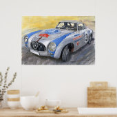 Mercedes Benz 300 SL 1952 Carrera Panamericana Mex Poster (Keuken)