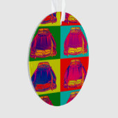 Mercedes Benz 300 SL Converteerbare Pop Art Ornament (voorkant)