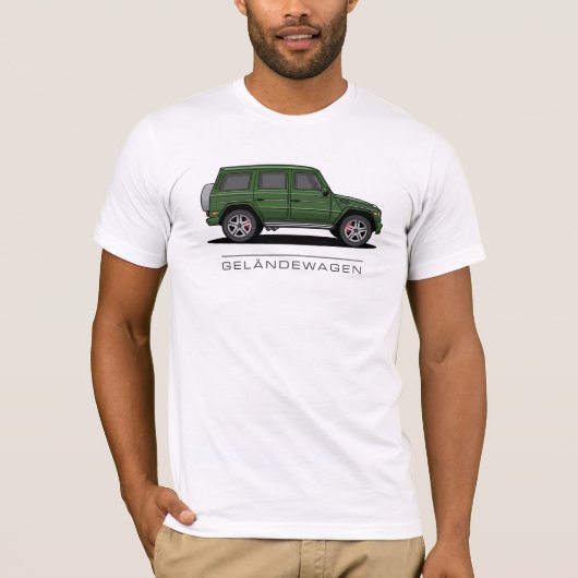 Mercedes Benz 4x4 SUV Luxury Car G Wagon T-shirt (Voorkant)