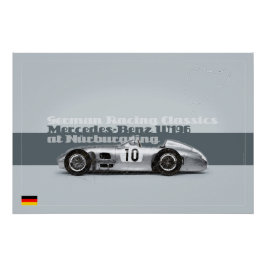Mercedes-Benz at the Nurburgring Perfect Poster