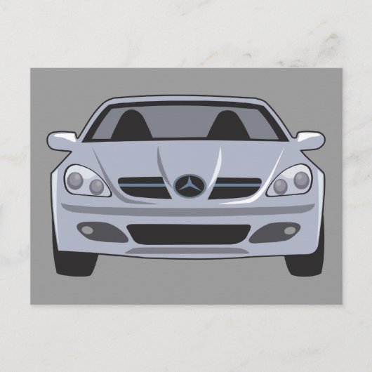 Mercedes Benz Briefkaart (Voorkant)