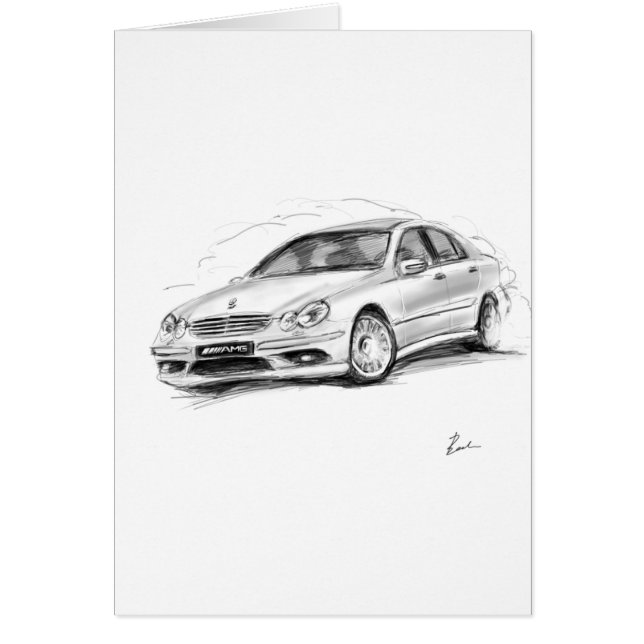 Mercedes-Benz C55 AMG (Voorkant)