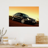 Mercedes Benz E55 Poster (Keuken)