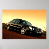 Mercedes Benz E55 Poster (Voorkant)