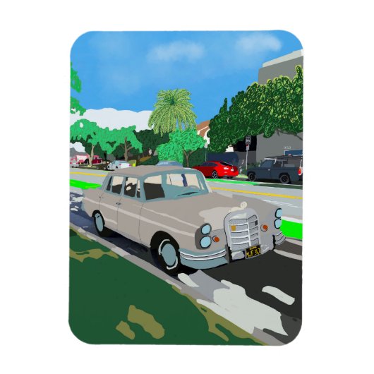 Mercedes Benz Magneet (Verticaal)