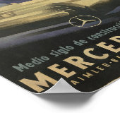 Mercedes-Benz Oldtimer Poster (Hoek)