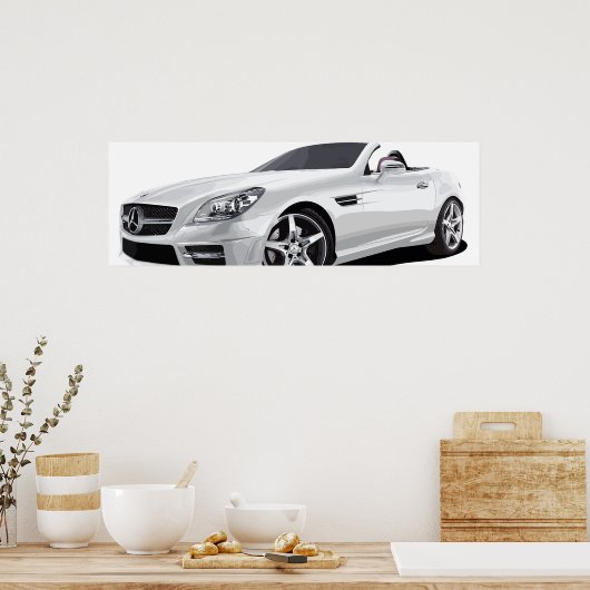 Mercedes Benz Poster (Keuken)