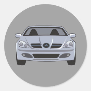 Mercedes Benz Ronde Sticker