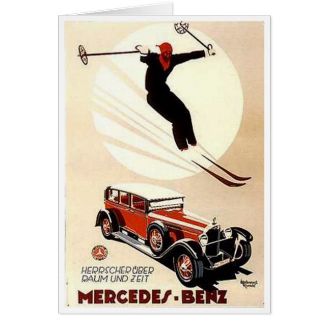  Mercedes Benz Ski Ad (Voorkant)