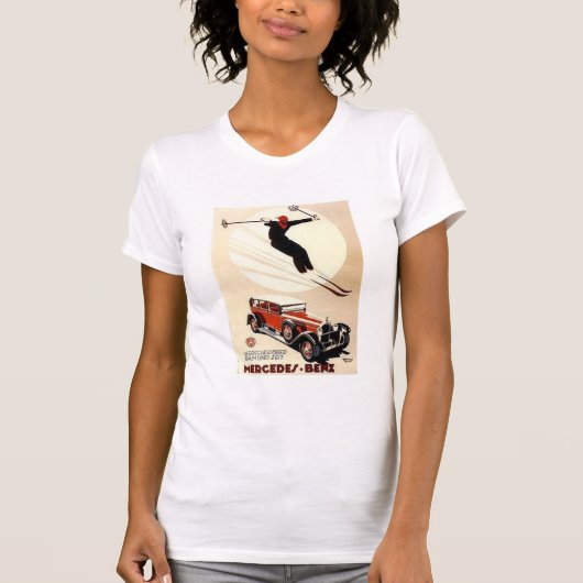 Mercedes Benz Ski Ad T-shirt (Voorkant)