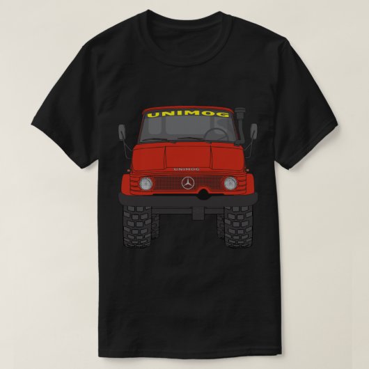 Mercedes Benz Unimog 4x4 T-shirt (Design voorkant)