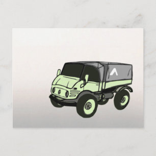 Mercedes Benz Unimog   BRIEFKAART