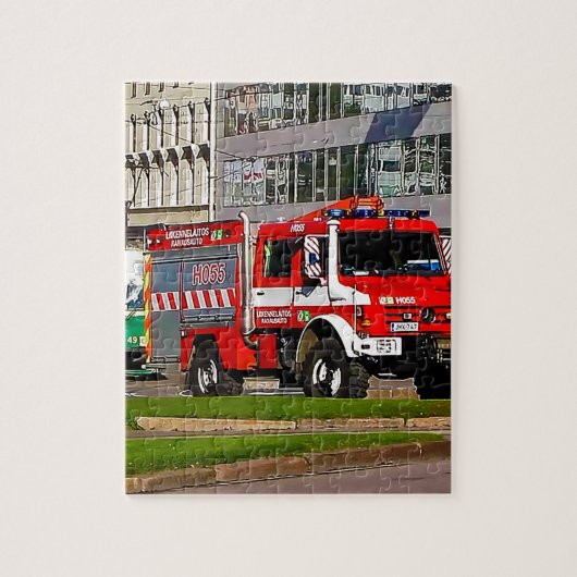 Mercedes-Benz Unimog U4000 Clearance Truck Legpuzzel (Verticaal)
