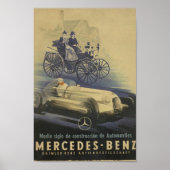 Mercedes-Benz Vintage Cars  Poster (Voorkant)