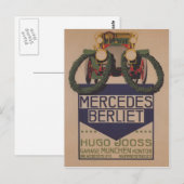 Mercedes Berliet Card Briefkaart (Voorkant / Achterkant)