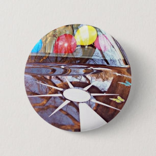 Mercedes Blink Balloon Button! Ronde Button 5,7 Cm