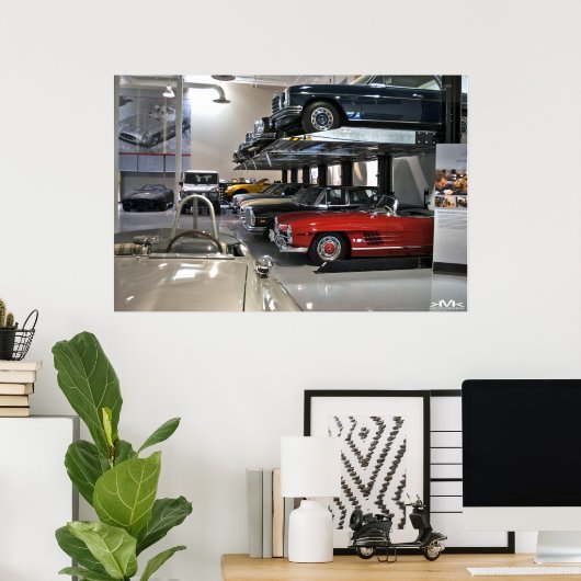 Mercedes Classic Collectie Poster (Thuiskantoor)