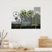 MERCEDES EN AGAPANTHUS POSTER (Keuken)