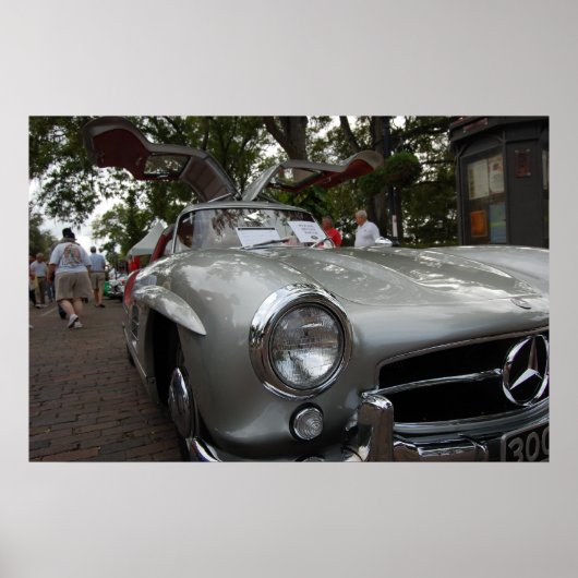Mercedes Gullwing Poster (Voorkant)