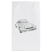 Mercedes klassiek converteerbaar klein cadeauzakje (Achterkant)