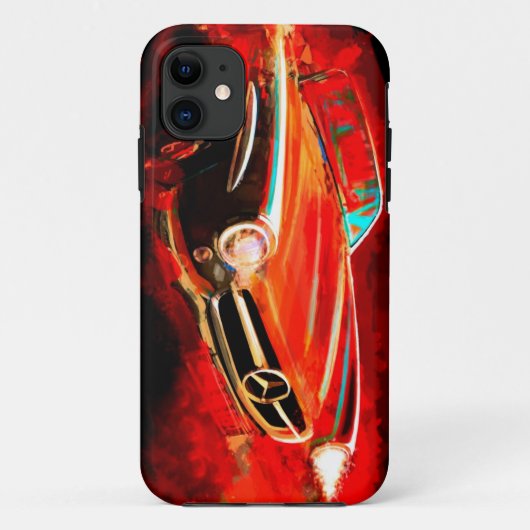 Mercedes  kunst Case-Mate iPhone case (Achterkant)
