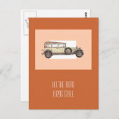 Mercedes Limousine 1920 Briefkaart (Voorkant / Achterkant)