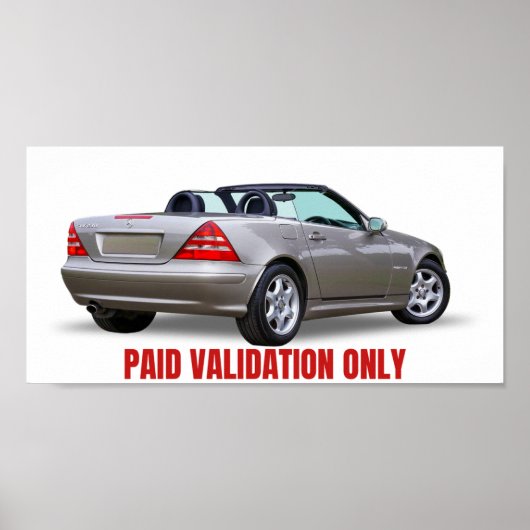 Mercedes Luxury Poster (Voorkant)