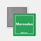 Mercedes magnet (Voorkant / Achterkant)