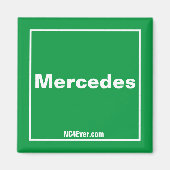 Mercedes magnet (Voorkant)
