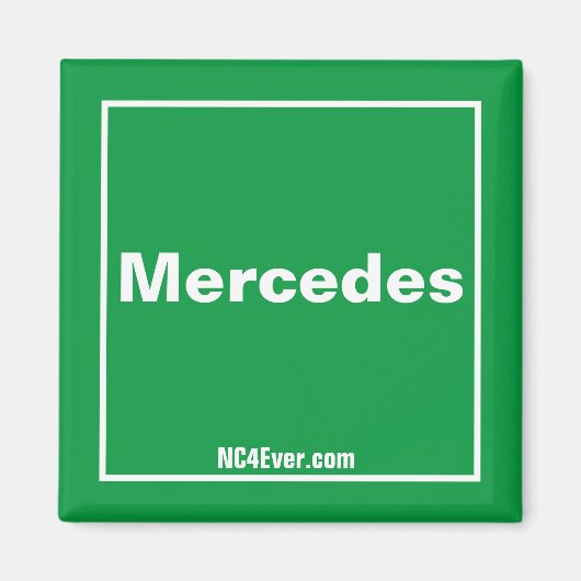 Mercedes magnet (Voorkant)