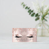 Mercedes Mode Eyelash Lashes Glitter Lotus Visitekaartje (Staand voorkant)