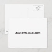  Mercedes Models Briefkaart (Voorkant / Achterkant)