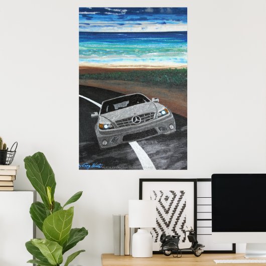 Mercedes Poster (Thuiskantoor)