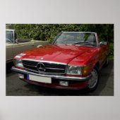 Mercedes Roadster Poster (Voorkant)
