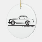 Mercedes SL Pagoda Hardtop Keramisch Ornament (Links)
