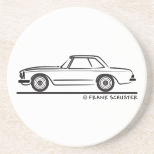 Mercedes SL Pagoda Hardtop Zandsteen Onderzetter