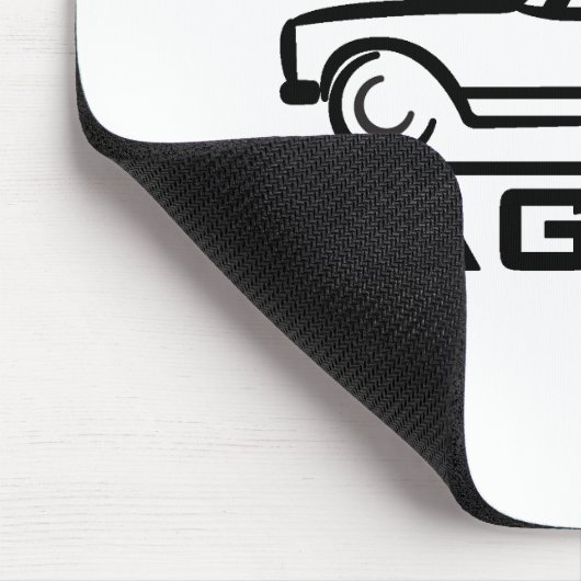 Mercedes SL Pagode met Manuscript Muismat (Hoek)