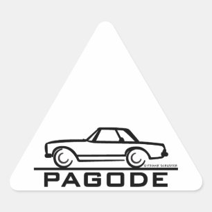 Mercedes SL Pagode met Manuscript Sticker