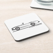 Mercedes SL Pagode Pagoda Kabrio Drankjes Onderzetter (Linkerzijde)