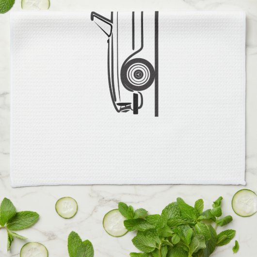 Mercedes SL Pagode Pagoda Kabrio Theedoek (Gevouwen)