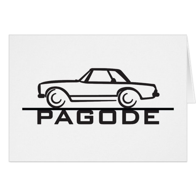 Mercedes SL Pagode Type 113 (Voorkant Horizontaal)