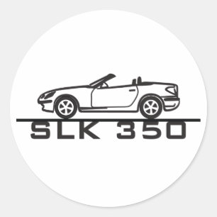 Mercedes SLK 350 Ronde Sticker